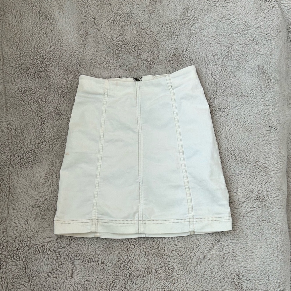 Free People White skirt